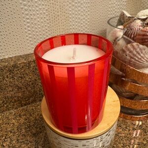 Kate Spade‎ Made in the Shade Red Striped Candle for Target